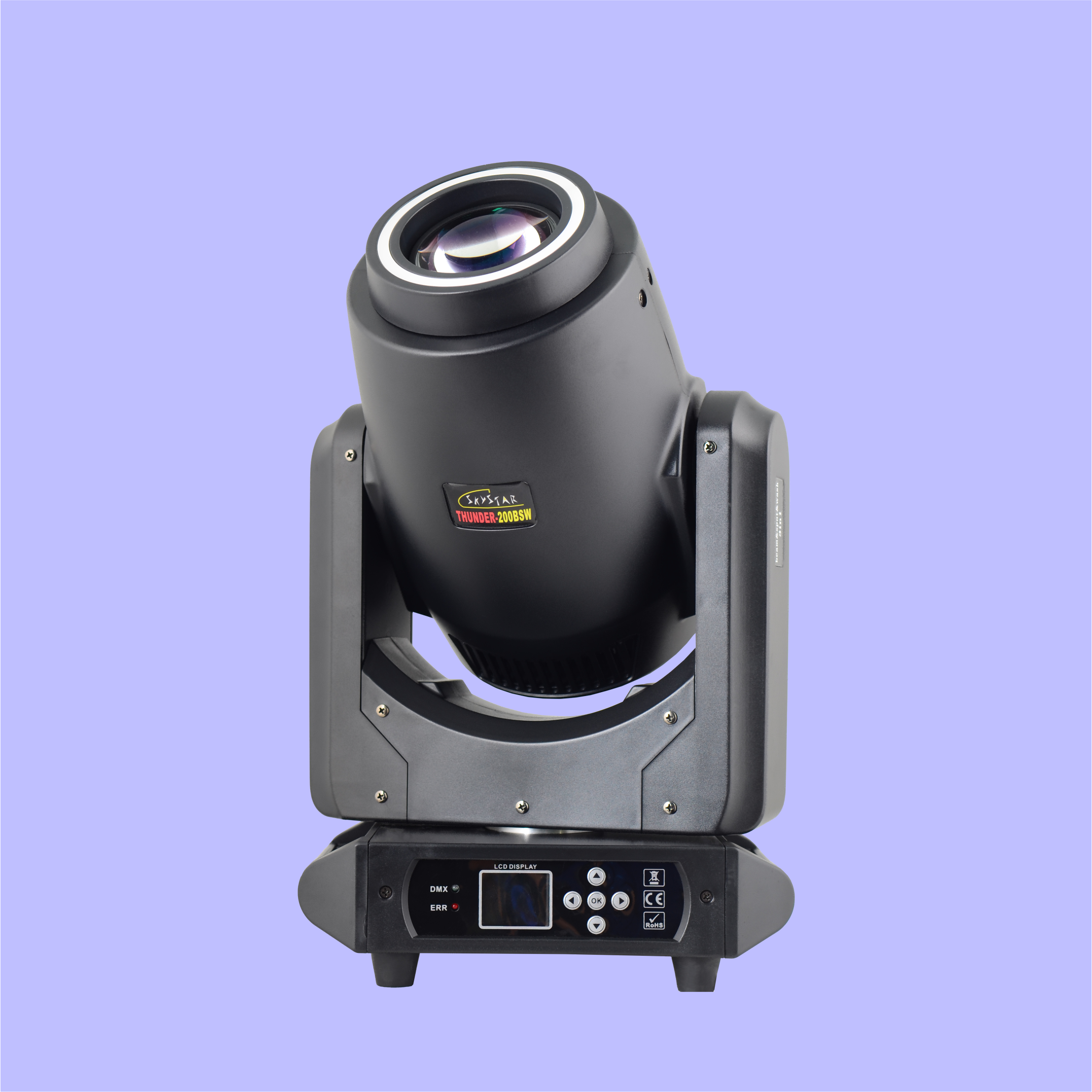 200瓦 三合一 LED搖頭燈帶圈控             （THUNDER-200BSW） 